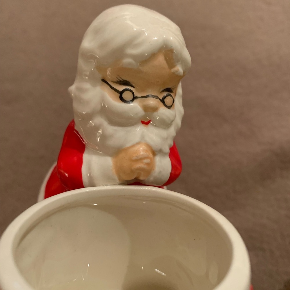Vintage Josef Originals Santa Claus votive candle holders with price stickers - Picture 8 of 9